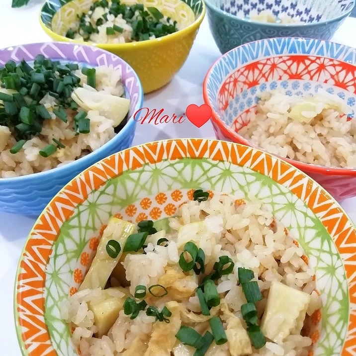 今が旬✧たけのこご飯〜お鍋で〜